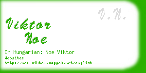 viktor noe business card